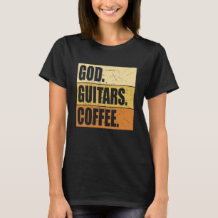 Christlicher Gitarrenspieler Gitarrist Ich Gott Gi T-Shirt