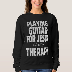 Christlicher Gitarrist-Kirchenanbeter Gitarrist Sweatshirt