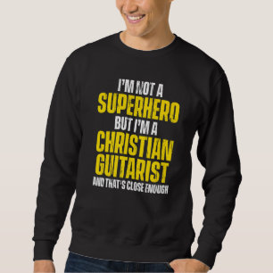 Christlicher Gitarrist-Kirchenanbeter Gitarrist Sweatshirt