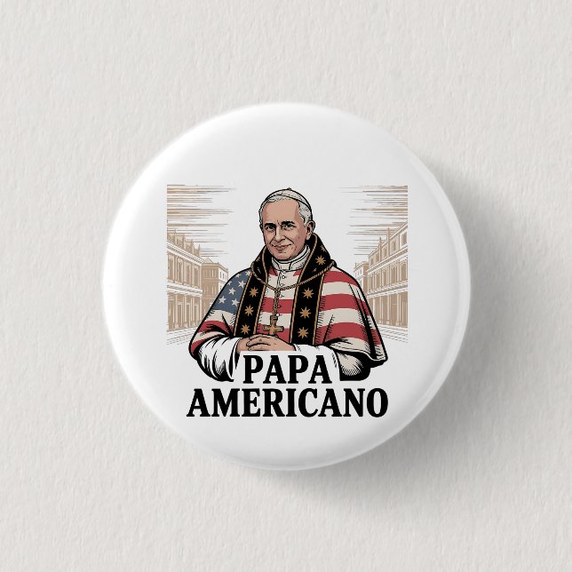 Christlicher Glaube an die katholische Kirche Button (Vorderseite)