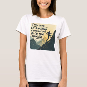 Christlicher Glaube - Berge bewegen T-Shirt