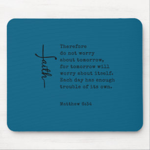 Christlicher Glaube Bibel Schrift Matthäus Bibelve Mousepad