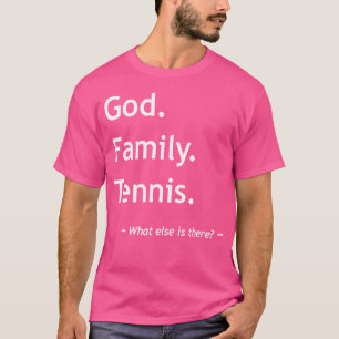 Christlicher Glaube Christentum, Familie Tennis T-Shirt