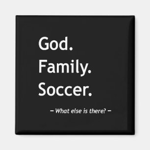 Christlicher Glaube Christentum Gott Familie Fußba Magnet