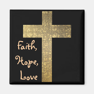 Christlicher Glaube Dusche Frieden Liebe Schicksal Magnet