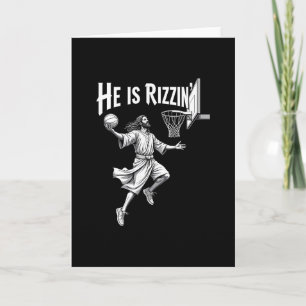 Christlicher Glaube Er ist Rizzin Jesus Sketll Hoo Karte