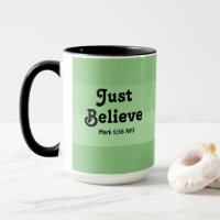 Christlicher Glaube glaubt nur Bibelverse Grün