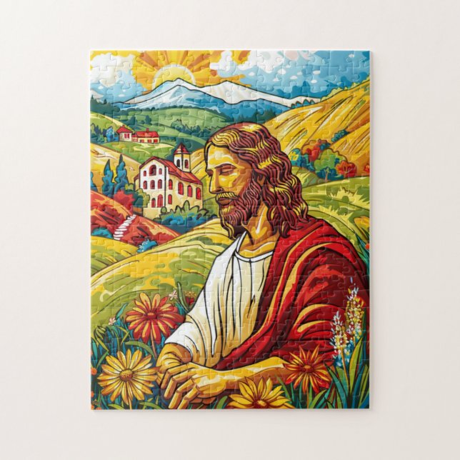 Christlicher Glaube Inspirationskunst für Auferste Puzzle (Vertikal)