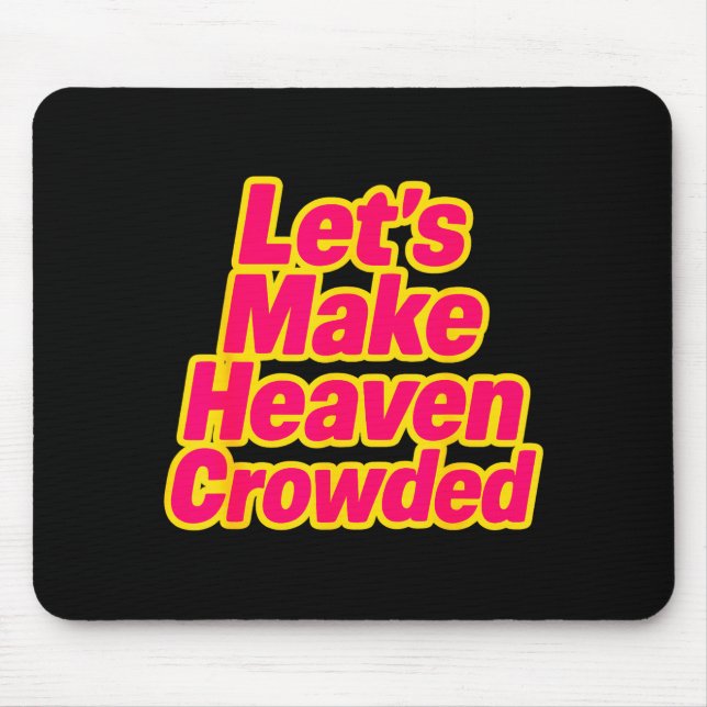 Christlicher Glaube Insre Himmel Design, Himmel ma Mousepad (Vorne)