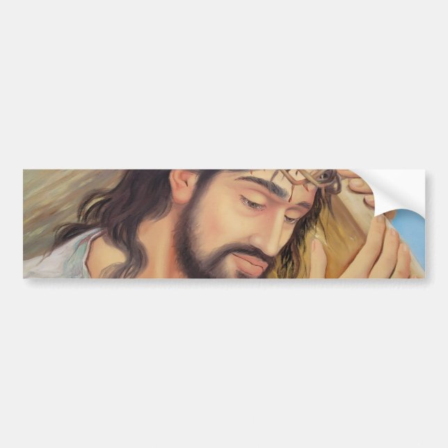 Christlicher Glaube Jesus Christus Autoaufkleber (Vorne)