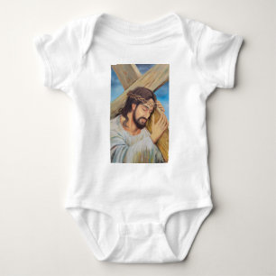 Christlicher Glaube Jesus Christus Baby Strampler