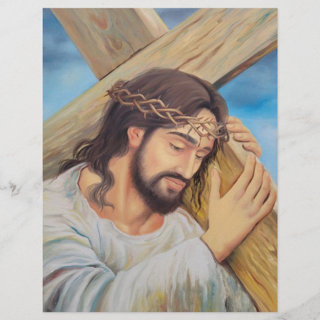 Christlicher Glaube Jesus Christus Briefbogen (Vorderseite)