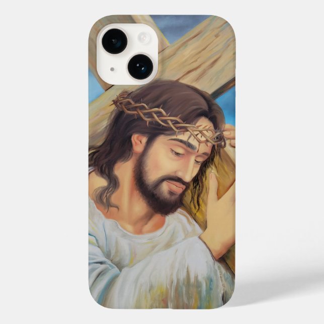 Christlicher Glaube Jesus Christus Case-Mate iPhone Hülle (Rückseite)