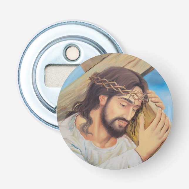 Christlicher Glaube Jesus Christus Flaschenöffner (Vorderseite)