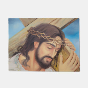 Christlicher Glaube Jesus Christus Fußmatte