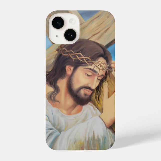 Christlicher Glaube Jesus Christus iPhone Hülle (Rückseite)