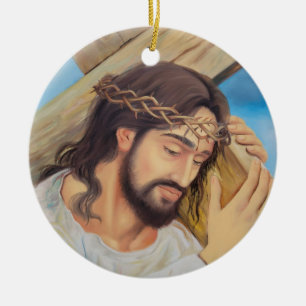 Christlicher Glaube Jesus Christus Keramik Ornament