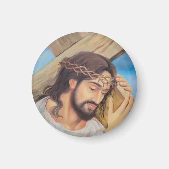 Christlicher Glaube Jesus Christus Magnet (Vorne)