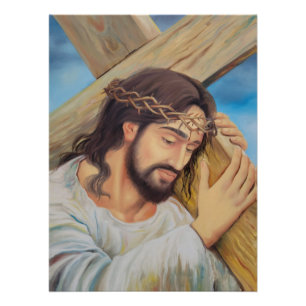 Christlicher Glaube Jesus Christus Poster