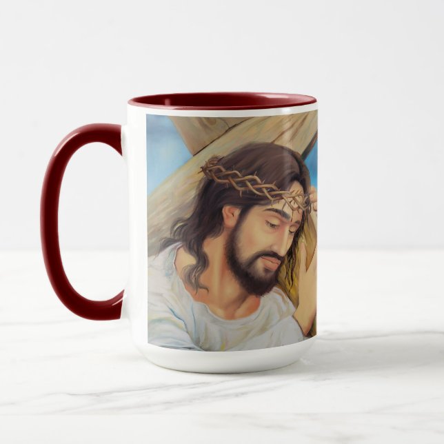 Christlicher Glaube Jesus Christus Tasse (Links)