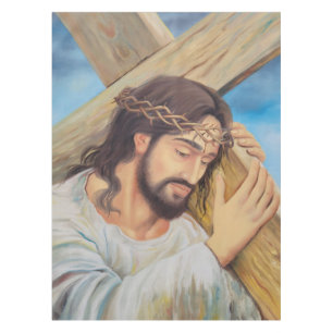 Christlicher Glaube Jesus Christus Tischdecke