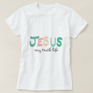 Christlicher Glaube: Jesus - ganz wie das wahre Le T-Shirt