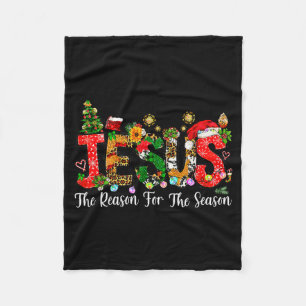 Christlicher Glaube Jesus ist der Grund für die Ja Fleecedecke