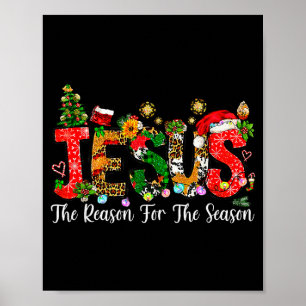 Christlicher Glaube Jesus ist der Grund für die Ja Poster