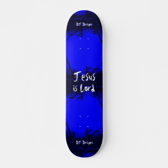 Christlicher Glaube Jesus ist Lord Skateboard (Vorne)