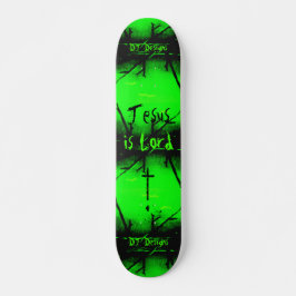Christlicher Glaube Jesus ist Lord Skateboard