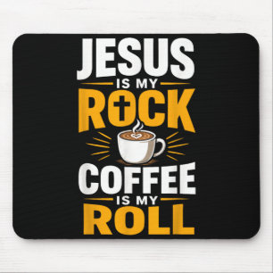 Christlicher Glaube Jesus Kaffee Morgen Gebet Mousepad