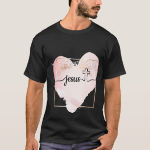 Christlicher Glaube Jesus katholische Religion Her T-Shirt