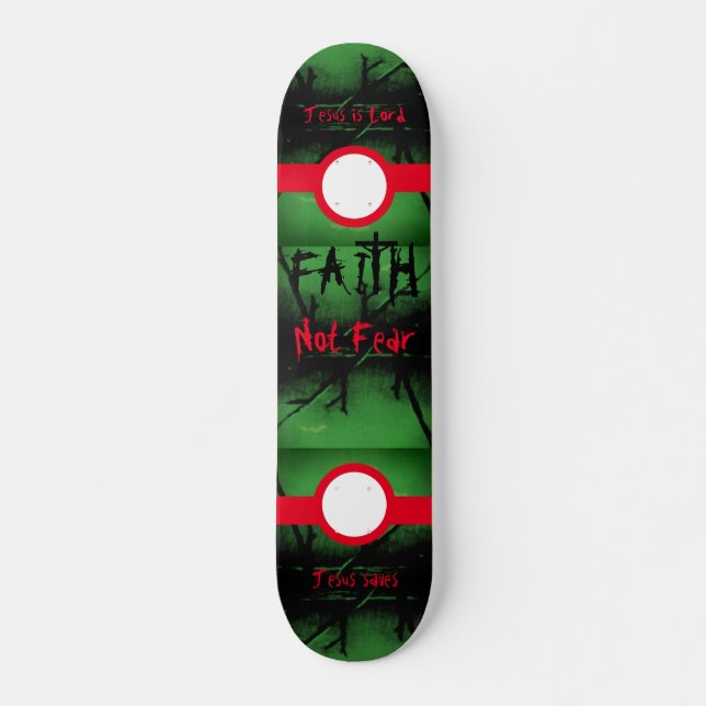 Christlicher Glaube Jesus Skateboard (Vorne)