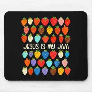 Christlicher Glaube Religiöse Erdbeere Jesus Das I Mousepad