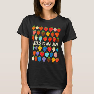 Christlicher Glaube Religiöse Erdbeere Jesus Das I T-Shirt
