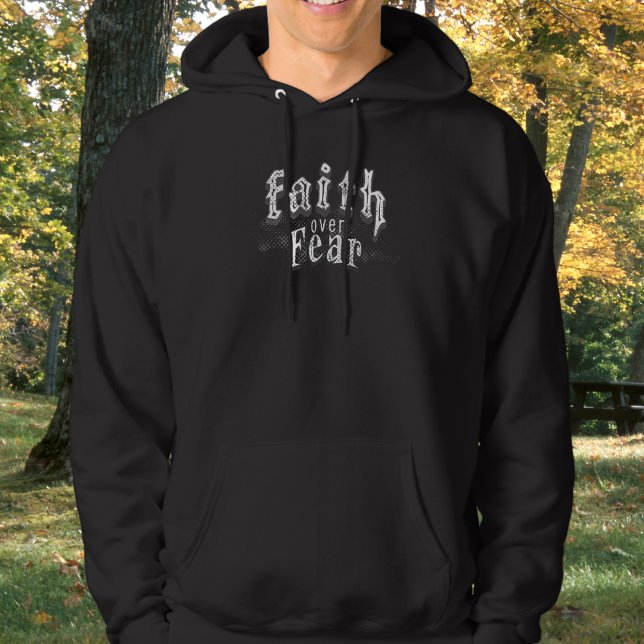 Christlicher Glaube über Angst zerstört Hoodie (Von Creator hochgeladen)