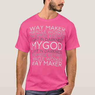 Christlicher Glaube: Waymaker Miracle Worker-Versp T-Shirt