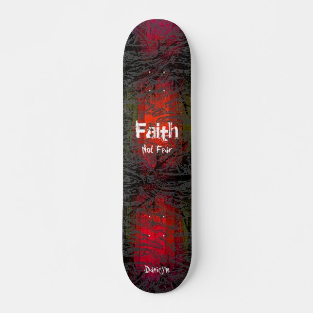 Christlicher GlaubeGrungy Skateboard (Vorne)
