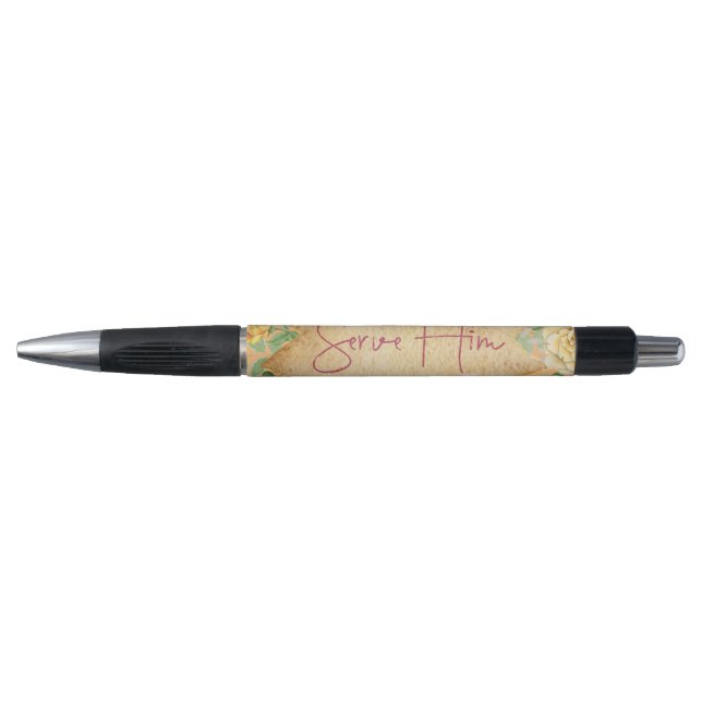 Christlicher Glaubenssatz auf Inspiration; Serbe i Kugelschreiber (Vorderseite)