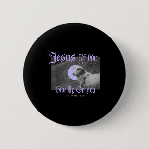Christlicher Glaubenssatz Jesus Lamb Apparel Button