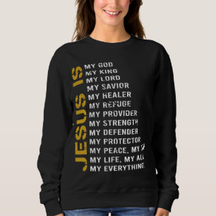 Christlicher Glaubenssinn Jesus Lover gibt Jesus Sweatshirt