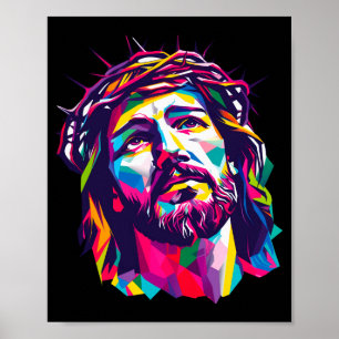 Christlicher Gott Christus Religiös Glauben Gesegn Poster