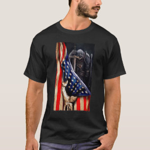Christlicher Gott des Kriegers Jesu Amerikanische T-Shirt