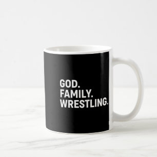 Christlicher Gott. Familie. Wrestling. - Glaube Fa Kaffeetasse