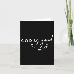 Christlicher Gott ist die ganze Zeit gut Bibel Ver Karte