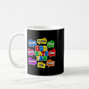 Christlicher Gott sagt Erbauer Bausteine Bauklötze Kaffeetasse