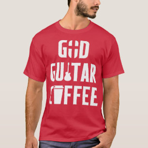 Christlicher Guitarist Gottesdienst der Kaffeekirc T-Shirt