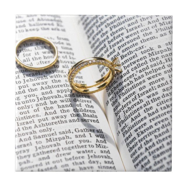 Christlicher Hochzeitsgeistesdienst Fliese (Vorderseite)