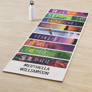 Christlicher Individuelle Name BIBLE MEDITATION Yogamatte