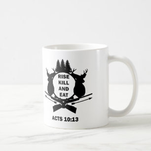 Christlicher Jäger Jagd Apostelgeschichte 10:13 Au Tasse
